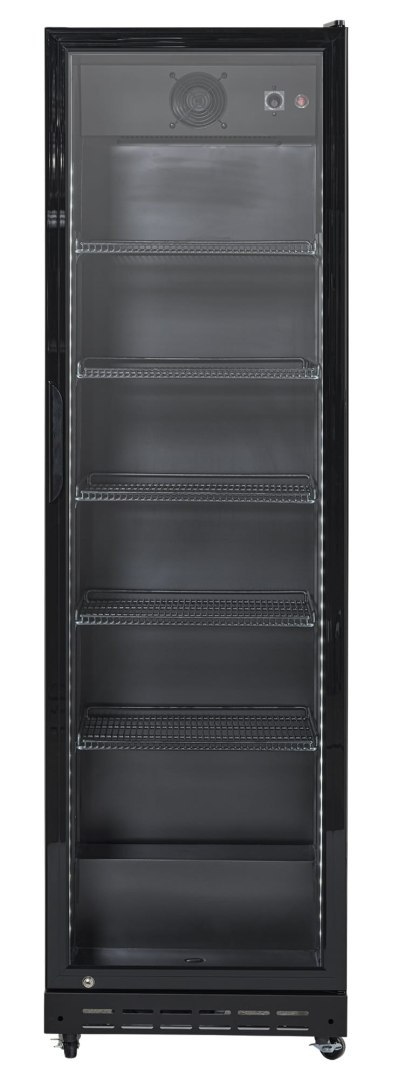 Szafa chłodnicza przeszklona gastronomiczna czarna 392 l Resto Quality SD430BE